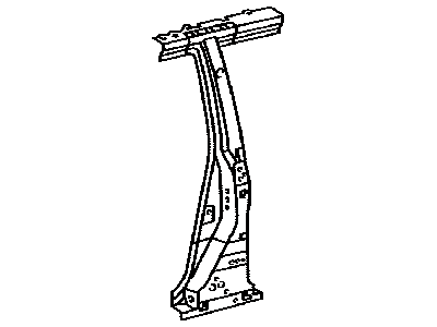Lexus 61038-48904 Reinforcement Sub-Assy, Center Body Pillar, LH