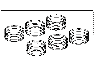 Lexus 13011-20060 Ring Set, Piston