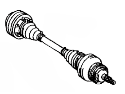 1990 Lexus LS400 Axle Shaft - 42340-50010