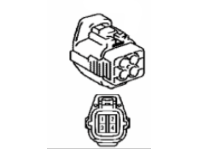 Lexus 90980-10942 Housing, Connector F