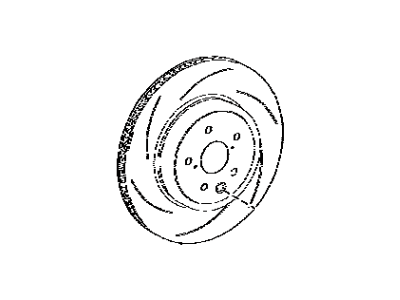 2021 Lexus RC F Brake Disc - 42431-0W060