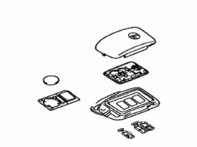 Lexus 89904-24240 Electrical Key Transmitter Sub-Assembly