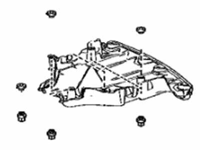 Lexus 58390-24020 Cover Assembly, Floor Un