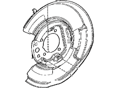 Lexus 46503-24110 Plate Sub-Assembly, Park