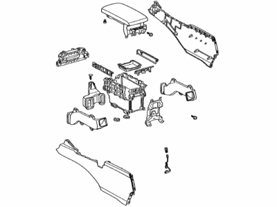 2017 Lexus ES350 Center Console Base - 58910-06250-A0