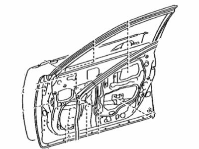 Lexus 67002-06260 Panel Sub-Assembly, Front Door Inside