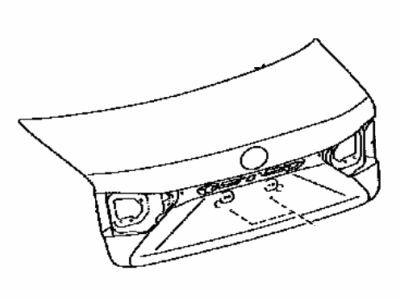 Lexus 64401-06D80 Panel Sub-Assy, Luggage Compartment Door