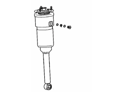 Lexus 48080-50200 Cylinder Assy, Pneumatic, Rear RH W/Shock Absorber