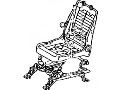 Lexus 72120-0E010 Track Assy, Front Seat, Outer LH