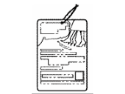 Lexus C6141-0W010 Label, Back Door Inf