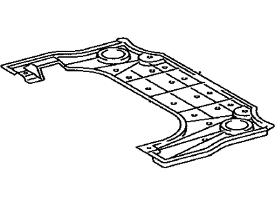 Lexus 51442-30172 Engine Under Cover, No.2