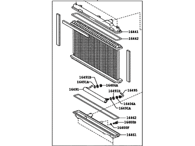 Lexus 16400-31640 Radiator Assembly