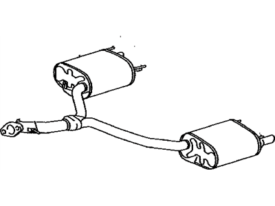 2007 Lexus GS450h Muffler - 17430-31540