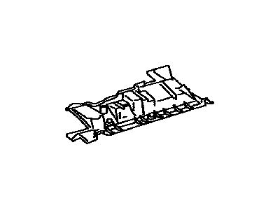 Lexus 55606-30230 Cover Sub-Assy, Instrument Panel Under, NO.1