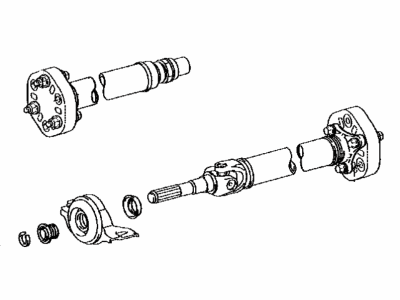 Lexus 37100-30850 Shaft Assy, Propeller W/Center Bearing