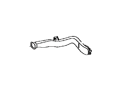 Lexus 55972-30170 Duct, Side Defroster Nozzle, NO.2