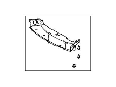 Lexus 53289-30141 Cover, Radiator Support Opening