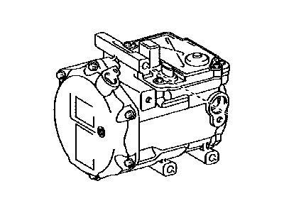 Lexus 88370-30030 Compressor Assy, W/Motor