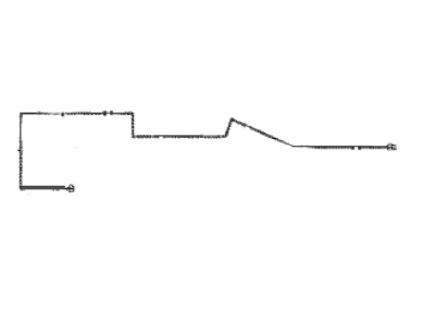 Lexus 47322-60B60 Tube, Rear Brake, NO.2