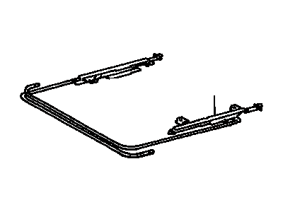 Lexus 63223-60030 Cable, Sliding Roof Drive, RH