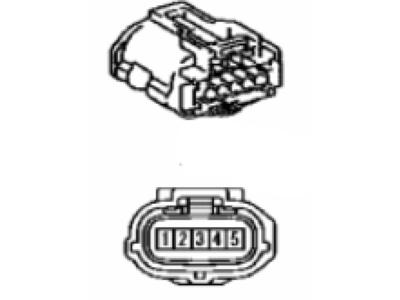 Lexus 90980-12292 Housing, Connector F