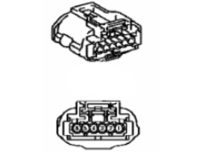 Lexus 90980-12303 Housing, Connector F