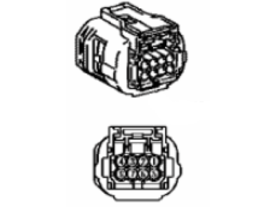 Lexus 90980-12520 Housing, Connector F