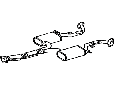 1994 Lexus GS300 Exhaust Pipe - 17420-46130