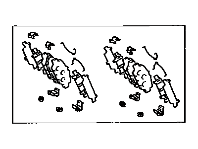 1993 Lexus SC300 Brake Pad Set - 04492-24060