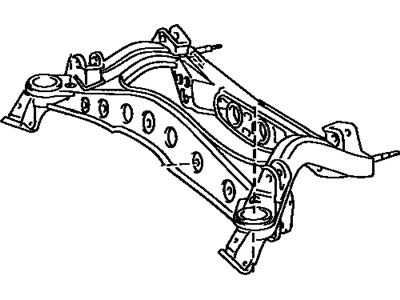 Lexus 51206-24050 Member Sub-Assy, Rear Suspension