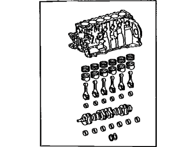 Lexus 11400-50030 Block Assy, Short