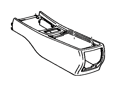 Lexus IS300 Center Console Base - 58802-53020-C0