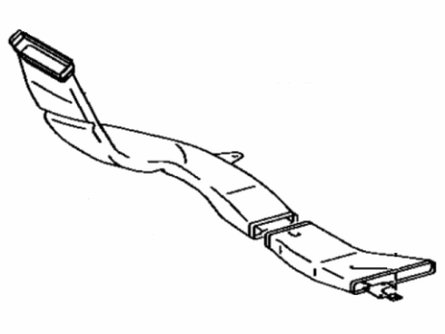 Lexus 87212-30350 Duct, Air, Rear RH