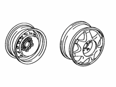 Lexus 42611-30760 Wheel, Disc