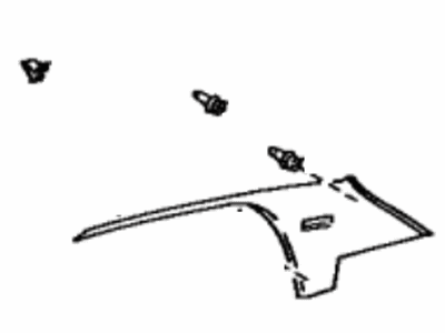 Lexus 62470-30370-B0 Garnish, Roof Side, Inner RH