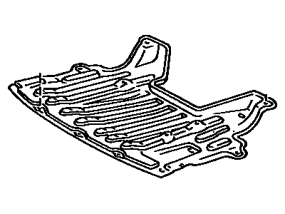 Lexus 51441-30110 Engine Under Cover, Right