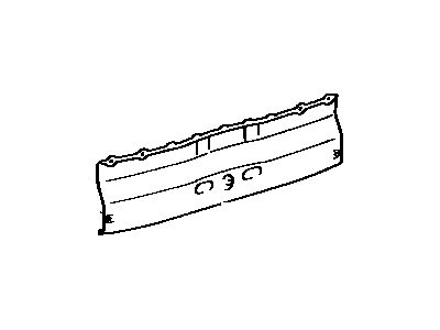 Lexus 64716-30160-C1 Cover, Luggage Compartment Trim, Rear