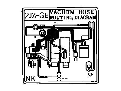 Lexus 17792-46081 Plate, Engine Vacuum Hose Information