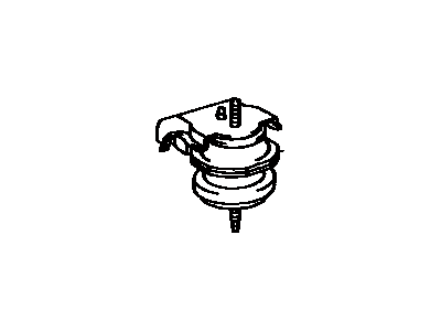 Lexus 12360-46090 Insulator Assy, Engine Mounting, Front