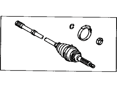 1995 Lexus SC300 Axle Shaft - 42380-29028