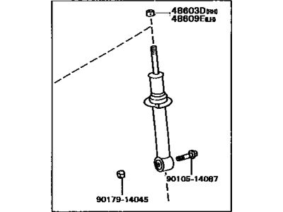 1995 Lexus GS300 Shock Absorber - 48510-39465