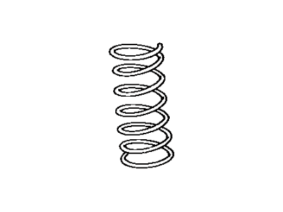 Lexus 48231-30890 Spring, Coil, Rear