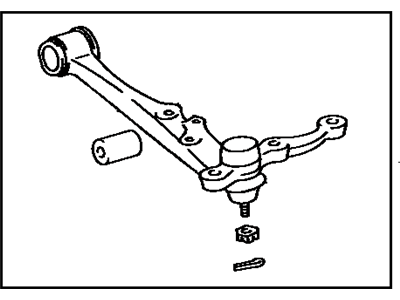 Lexus 48640-30110 Front Suspension Lower Control Arm Sub-Assembly, No.1 Left