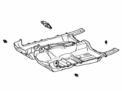 Lexus 58510-3F861-A0 Carpet Assy, Front Floor, Front