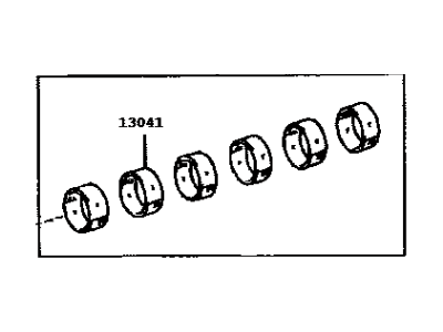 Lexus 13204-46020 Bearing Set, Connecting Rod