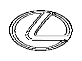 Lexus 53141-30490 GARNISH, RADIATOR GRILLE