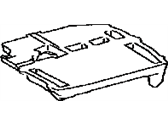 Lexus 64779-30050 TRAY, SPARE WHEEL COVER