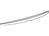 Lexus 76085-30050-J2 SPOILER SUB-ASSY, REAR