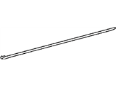 Lexus 67863-53010 WEATHERSTRIP, FRONT DOOR, NO.2 RH