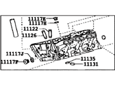 Lexus 11101-39607 HEAD SUB-ASSY, CYLINDER